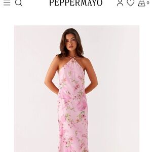 Peppermayo Blush Floral Maxi Dress - NWT - Size 8